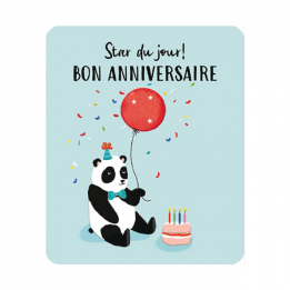 Carte double "Bon...