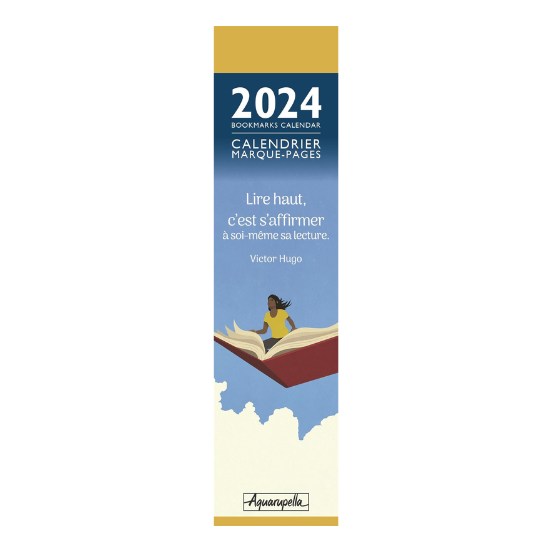 Calendrier marque-pages 2024 Lecture