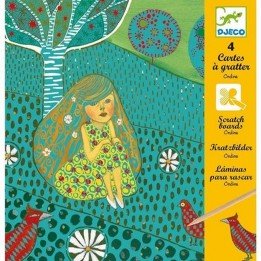 Cartes à gratter "Ondine"