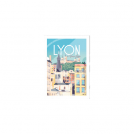 Carte postale "Le vieux Lyon"