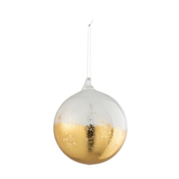 Boule de Noël "Or et blanc"...