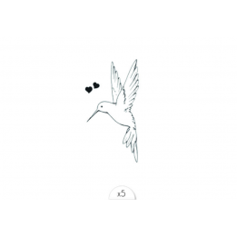 Tatouage éphémère "Colibri...