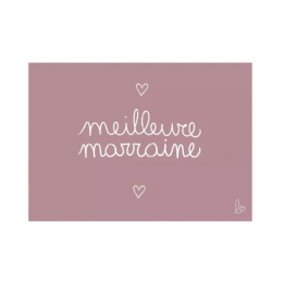 Carte "Meilleure marraine"