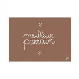 Carte "Meilleure parrain"