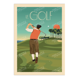 Affiche"Golf"