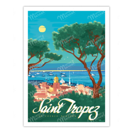 Affiche "Saint-Tropez"