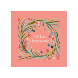 Carte couronne "Joyeux...