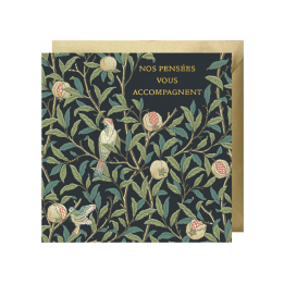 Carte "Nos pensées vous...