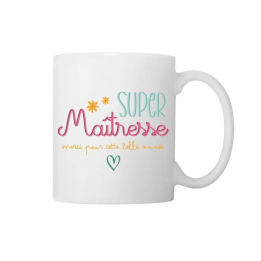 Mug "Super maîtresse merci"