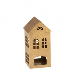 Bougeoir maison - 15x14,5x28cm
