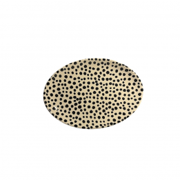 Plat ovale "Jazz noir" -...