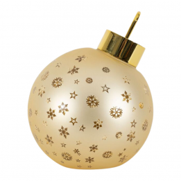 Boule de noël LED - Dorée