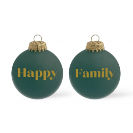 Boule de Noël "Happy...