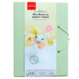 Kit DIY - fleurs en crépon