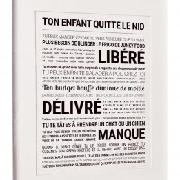 Affiche "Ton enfant quitte...