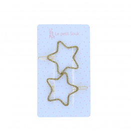 Lot de 2 barrettes étoiles...