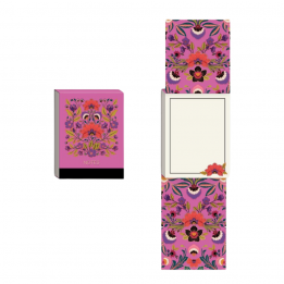 Carnet aimanté rose