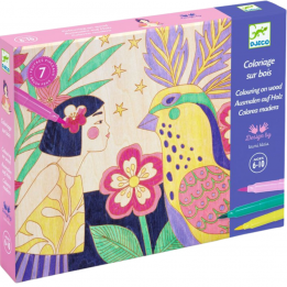 Coloriage sur bois "Sweet...