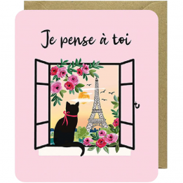 Carte "Je pense à toi"