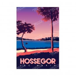 Affiche A3 "Hossegor lac...