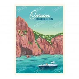 Affiche A3 "Les Calanques...