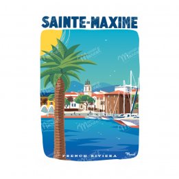 Affiche A3 "Sainte-Maxime"
