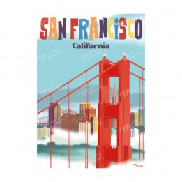 Affiche A3 "San francisco"