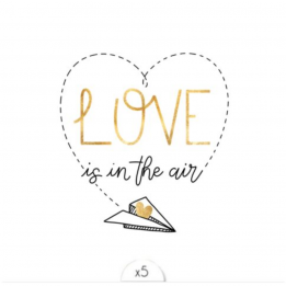 Tatouage éphémère "Love is...