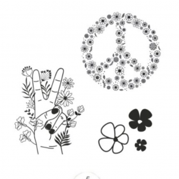 Tatouage éphémère "Peace...