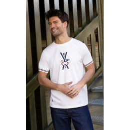 Tee-shirt ski crème - XL