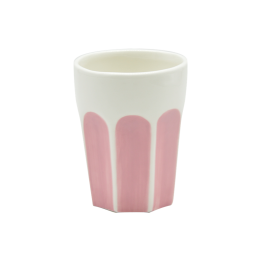 Tasse gobelet rose
