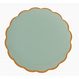 Assiette celadon
