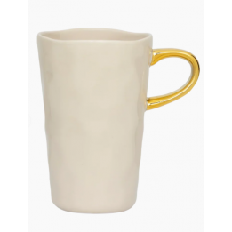 Tasse latté flocons d'avoine