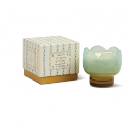 Bougie tulipe turquoise