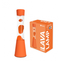 Lampe lave orange