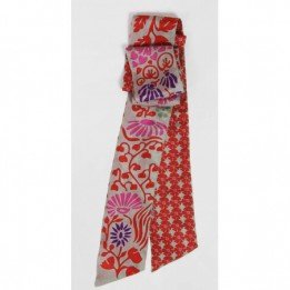 Bandeau "clematite orange"