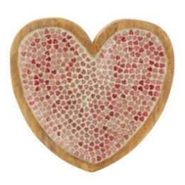 Plat coeur mosaique - grand