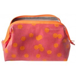 Trousse rose et orange