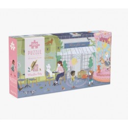 Puzzle "Rue des lilas"
