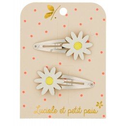 Barrettes "marguerite"