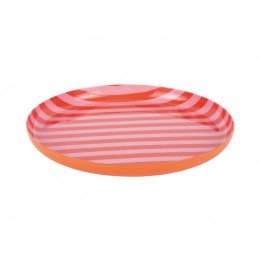 Plat orange & rose