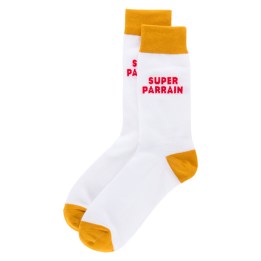 Chaussette "Super parrain"