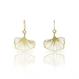 Boucles d'oreilles dorées -...