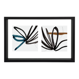 Cadre photo "Bois noir" -...