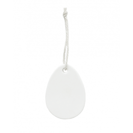 Œuf blanc en argile