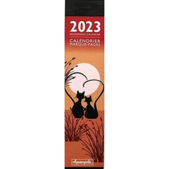 Calendrier 2023 marque-pages "Chats"
