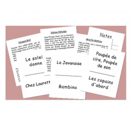 Jeu de cartes "Qui a...