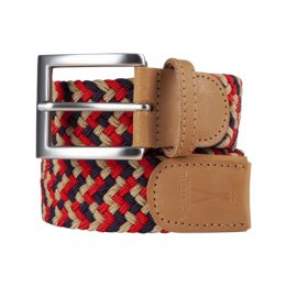 Ceinture tressée "Rouge,...